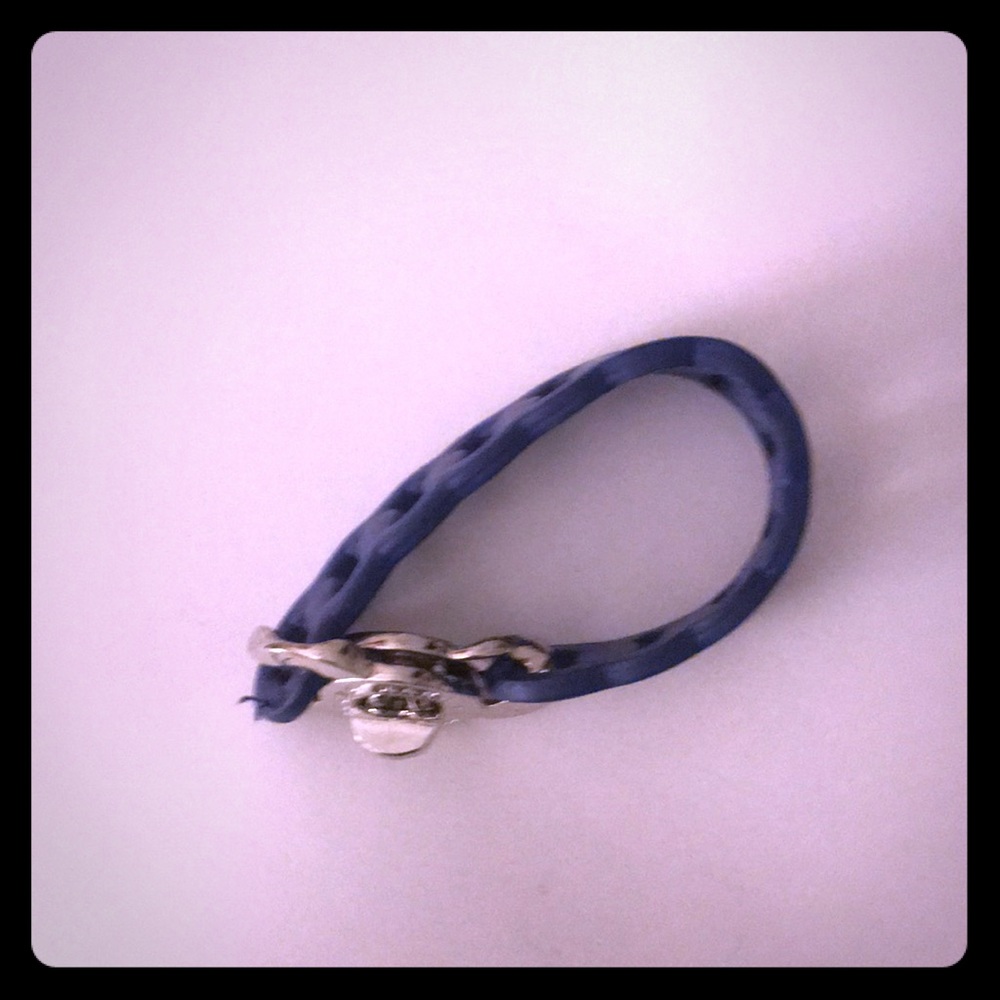 Blue leather Marc Jacobs bracelet